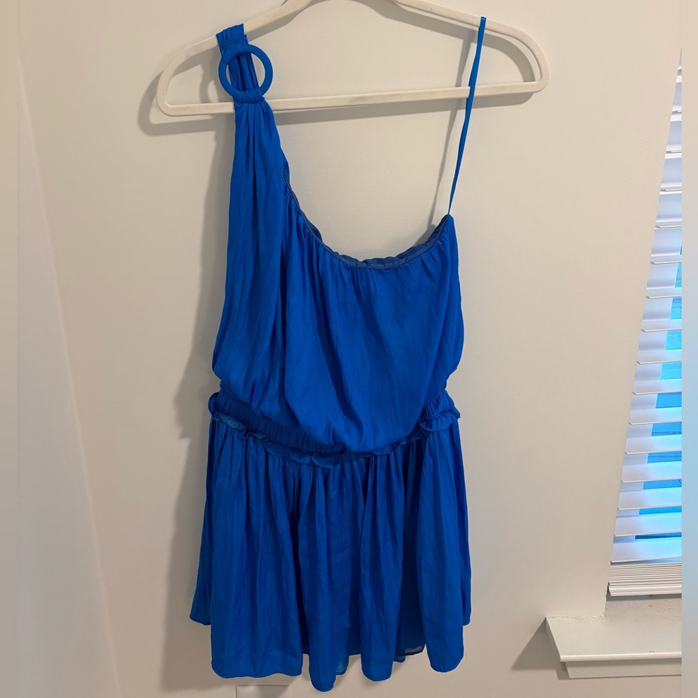 DO+BE Blue One Shoulder Dress